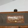 Beautiful Callard Manson Tan Leather Floral Embossed Purse Image 2