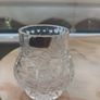 Vintage Hand Cut Lead Crystal Sugar Bowl and Milk Jug Set Image 3