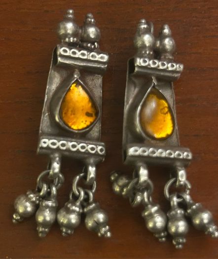 Indian Silver Earrings