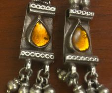 Indian Silver Earrings