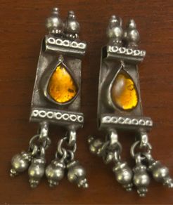 Indian Silver Earrings