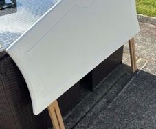 White Headboard (4' 6")