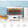 Household Food Processor Fast Food Dehydrator Stainless Steel Drying Machine Electric Air Dryer Drying Fruit Meat Fruit Image 5
