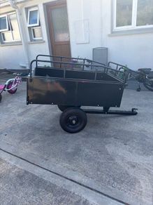 brand new 4x3 foot tipping trailer.