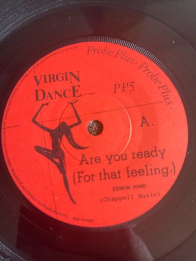 Virgin Dance Are you ready picture sleeve vinyl record single in vg+ condition