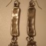 Handmade upcycled elephant pendant and earring set Image 3