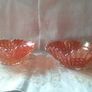 Three Pieces  Carnival Glass Dishes Image 5