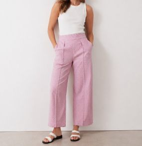Rich & Royal cropped houndstooth trousers