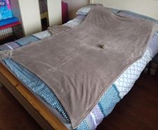 Blanket with Hoodie and Hand Pockets