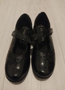 New Start rite black patent shoes size 12F
