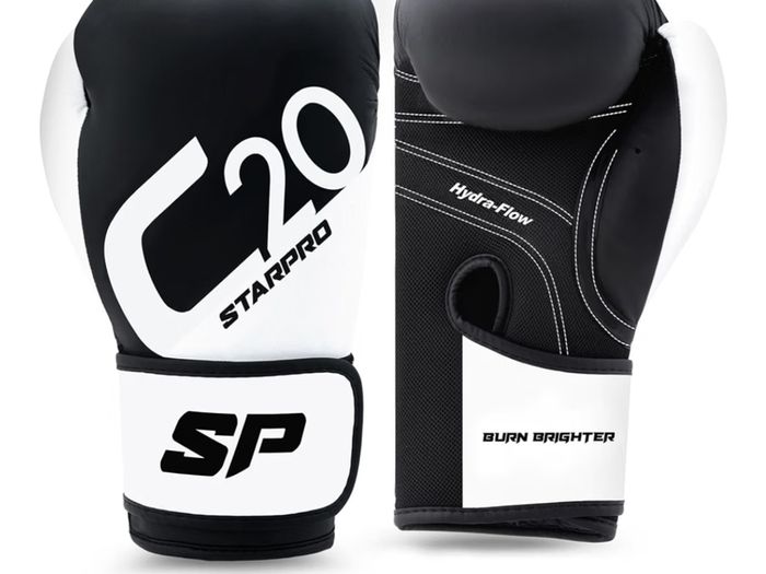 Starpro C20 Boxing Gloves Black/White