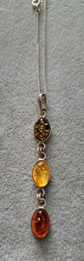 sterling silver Baltic necklace
