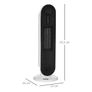 Ceramic Space Heater, 24H Timer, 1200W/2000W Image 4