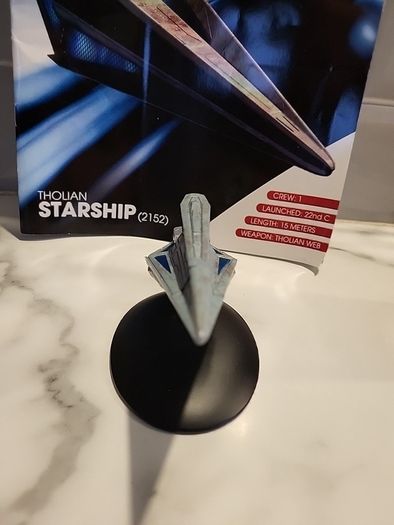 star trek eaglemoss tholian starship