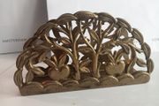 Vintage German Brass Napkin or Letter Holder