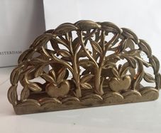 Vintage German Brass Napkin or Letter Holder