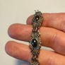 Stunning 19th Century Silver and Polished Agate bracelet Image 8