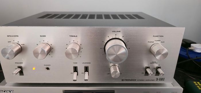 Vintage Power Amplifier Pioneer Sa 6500 Ii