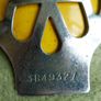 Vintage Aa Car Badge No 3b49327 Perfect Condition Image 2