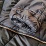 Black Hooded Multi-Zipped Puffer Jacket by Bershka Size L Image 8