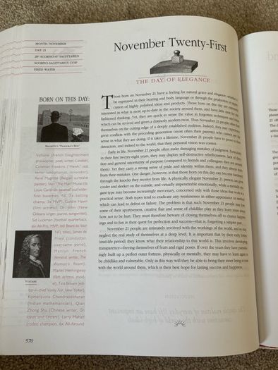 Large Rare Book The Secret Language of Birthdays