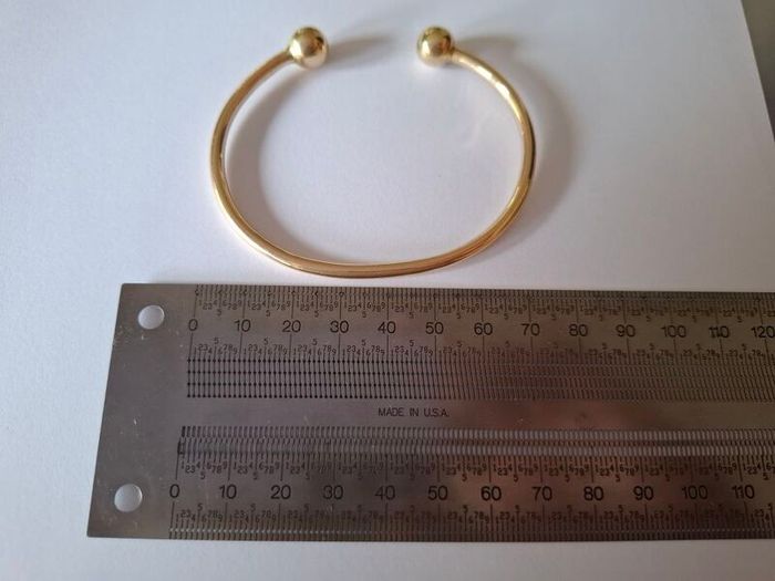 Gold Torc Bangle