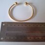 Gold Torc Bangle Image 6