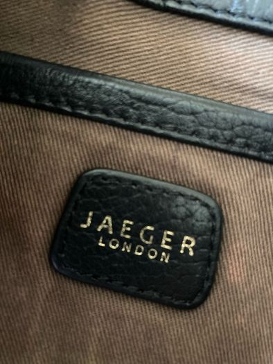 Convertible Jaeger leather bag