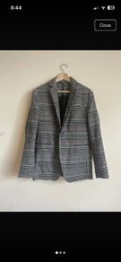 Checkered Blazer