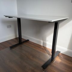 Ikea Trotten Sit/Stand Desk 120x70cm White/Antracite