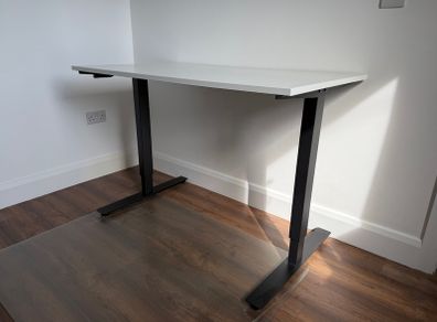 Ikea Trotten Sit/Stand Desk 120x70cm White/Antracite