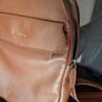 Leather back pack purse brown Image 2