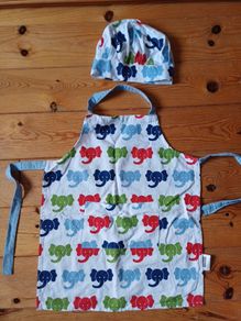 Kids Elephant Apron Set