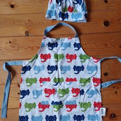 Kids Elephant Apron Set