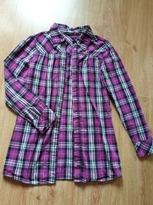 Long Checked Shirt.  Age 11-12