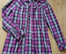 Long Checked Shirt.  Age 11-12