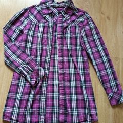 Long Checked Shirt.  Age 11-12