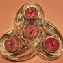 3 Table Centre Piece Tea Light Holders Image 3
