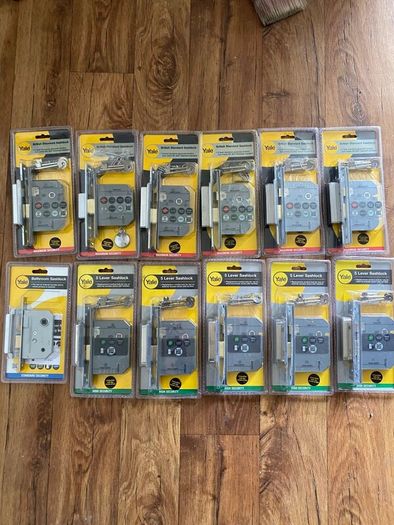 12 x Yale Mortice Locks. New Unopened Old Stock