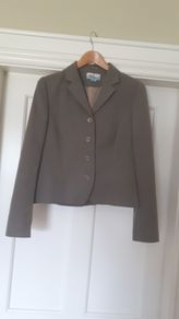Monsoon Olive Green Jacket Size 12
