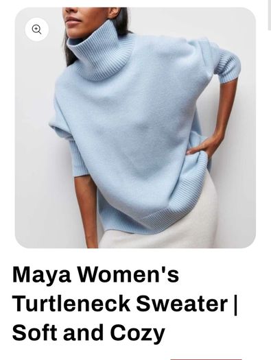 Alyssa  Elegant Turtleneck sweater