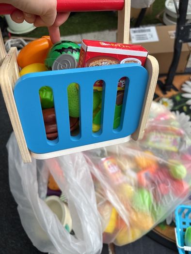 kitchen toys, fruit veg and gadgets