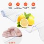 Clear PVC Strip Curtain 8 PCS Walk in Freezer Cooler Curtain Strips, Smooth Waterproof Plastic Door Strips for Warehouse, Freezer, Garage Doors Image 5