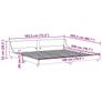 Bed Frame without Mattress White 180x200 cm Super King Solid Wood Pine Image 4