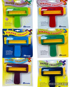 50 Paper Crimpers - Art Supply - Paper Crafting - Various Designs - Job Lot!