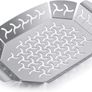 Premium Grill Basket 26.9 x 18.7 x 2.8 cm, Vegetable Basket Image 2