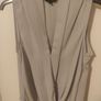 New Look Pale Grey Wrap Blouse Image 2