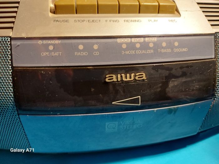 AIWA Compact Disc Stereo Radio Cassette Recorder Model CSD-ED35K, Radio works fine, CD & Tape, not playing