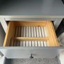 Bedside lockers (grey x2) Image 4
