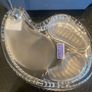 Waterford marquis Crystal sandpit with metal pen Image 3